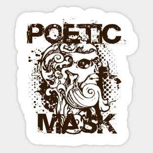 Poetic Mask Sticker